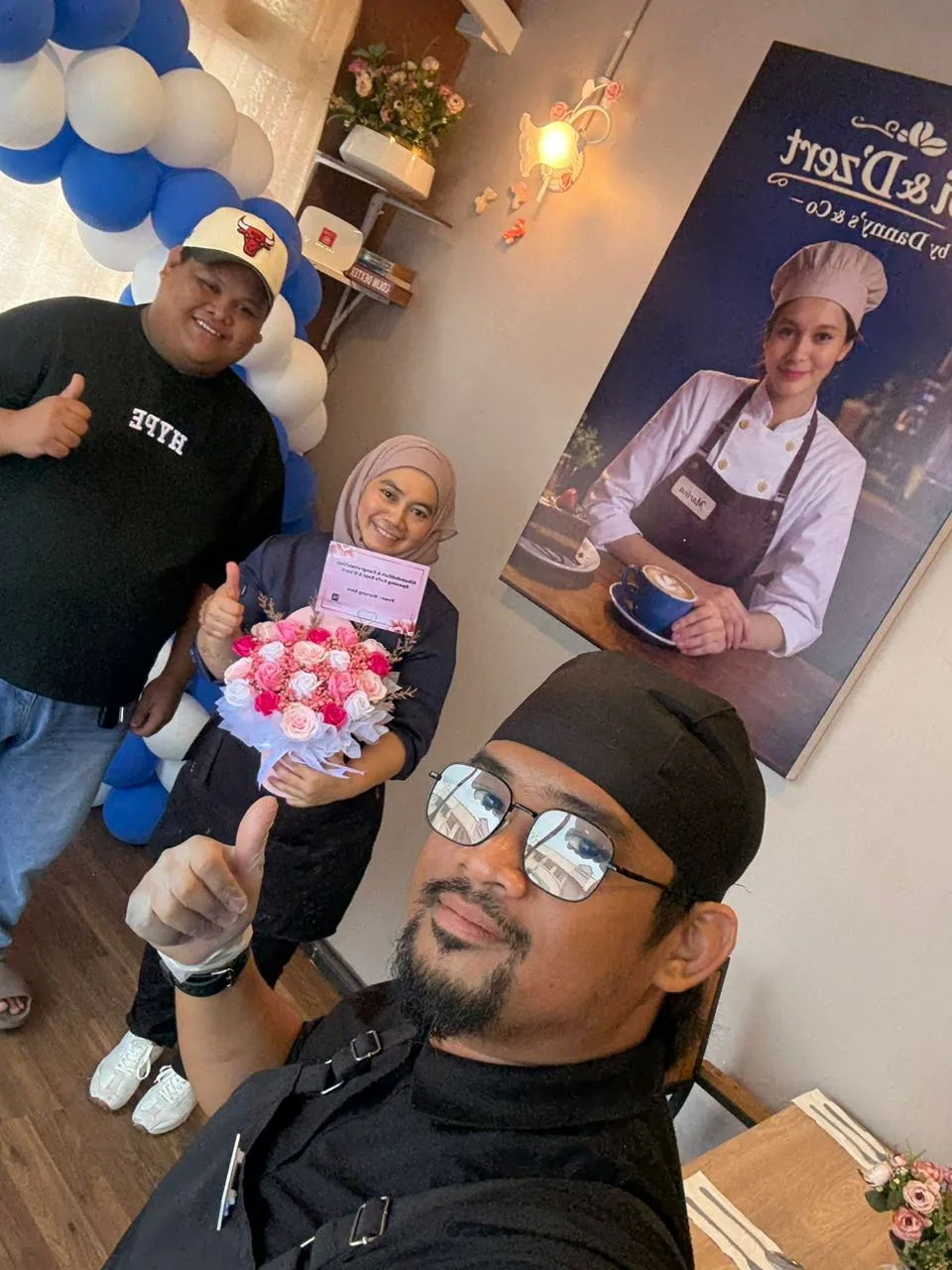 Kak Marina, owner of Kopi & D'zert