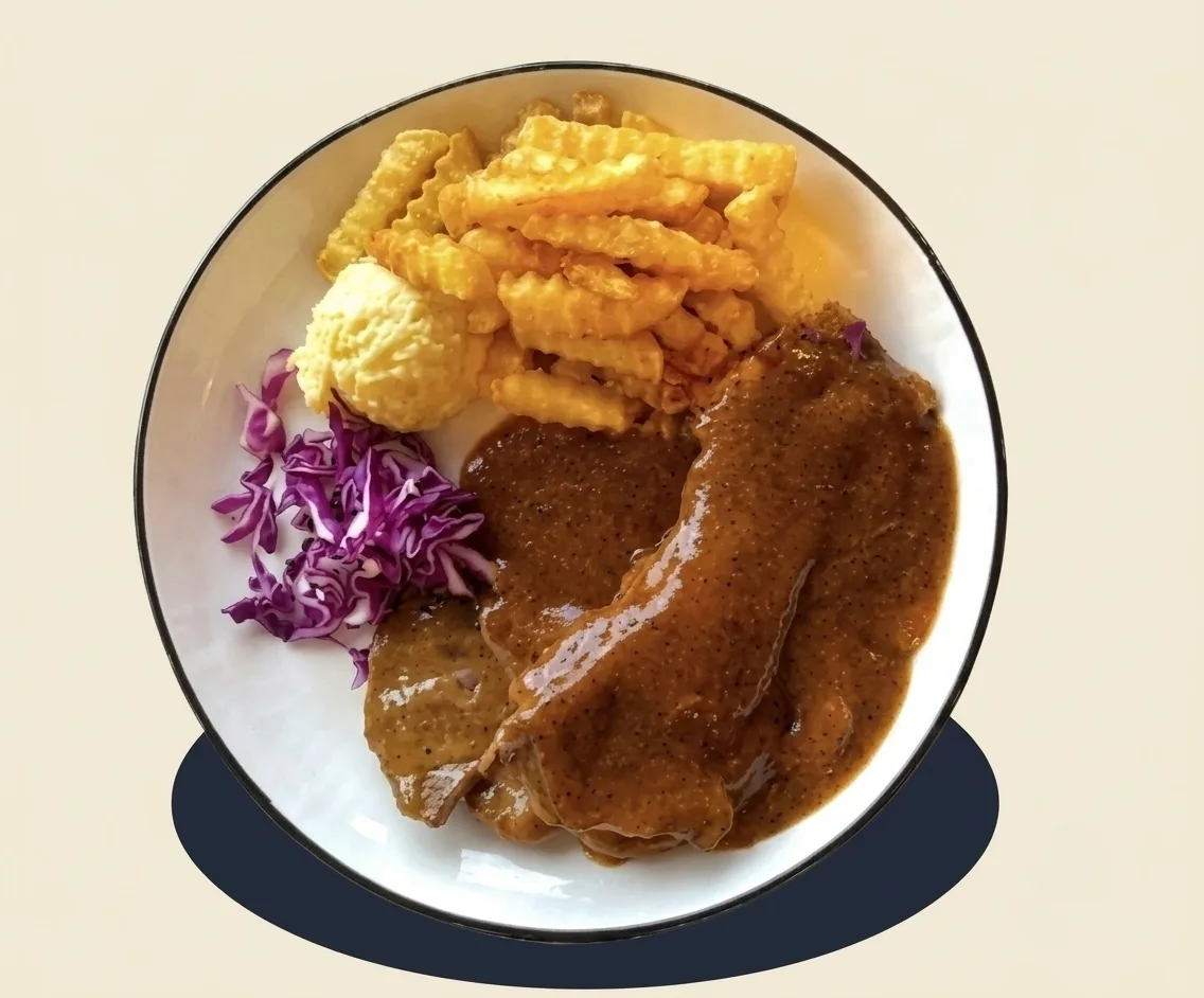Grilled Chicken Chop at Kopi & D'zert